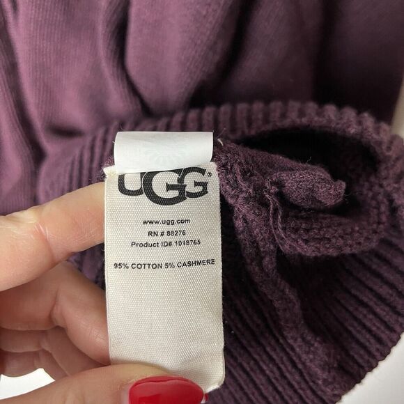 UGG Purple Women's Sweater Cardigan - Picture 5 of 8